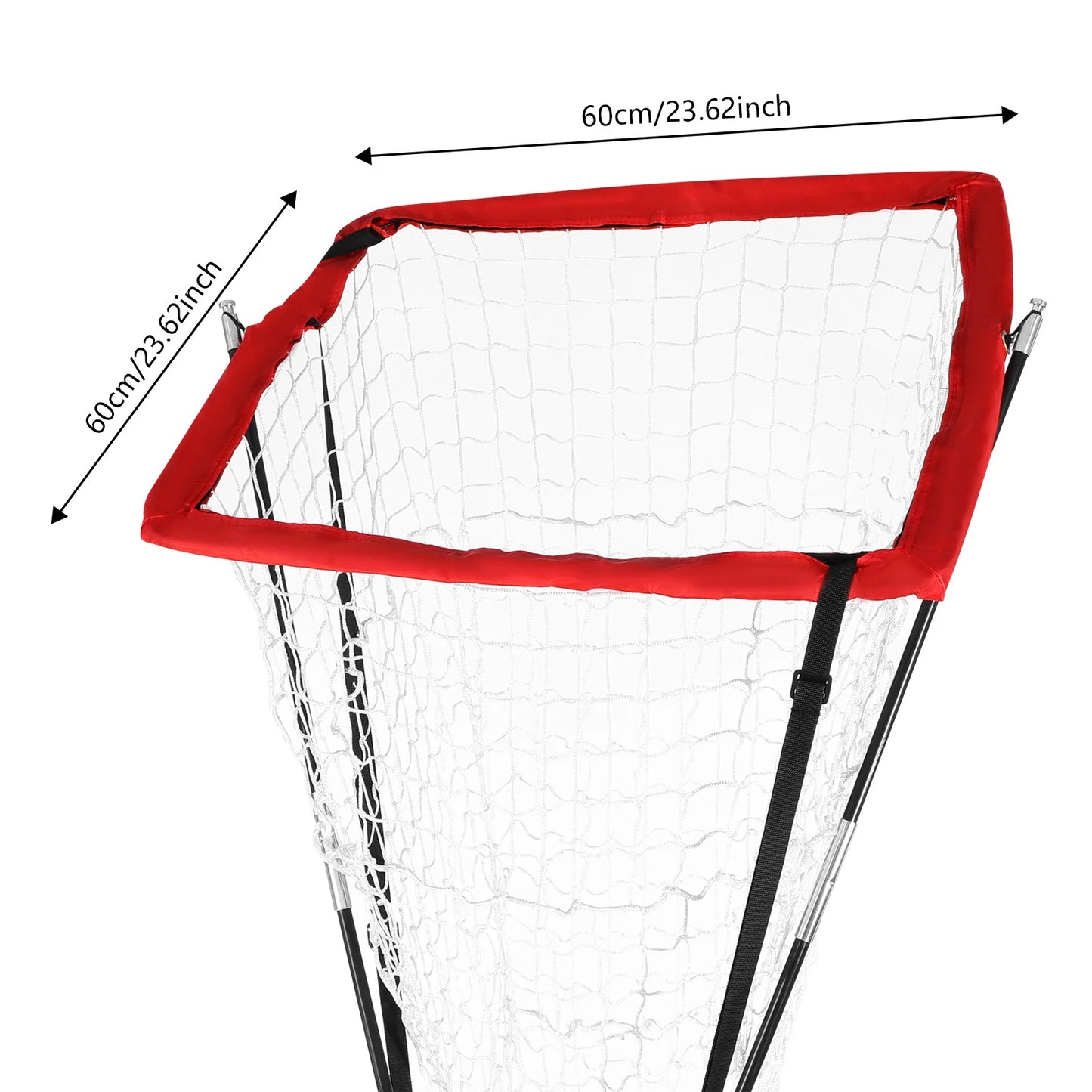 Volleyball Training Iron Net Frame,Blue/Red Volleyball Training Equipment Adjustable Height and Angle for Indoor and Outdoor