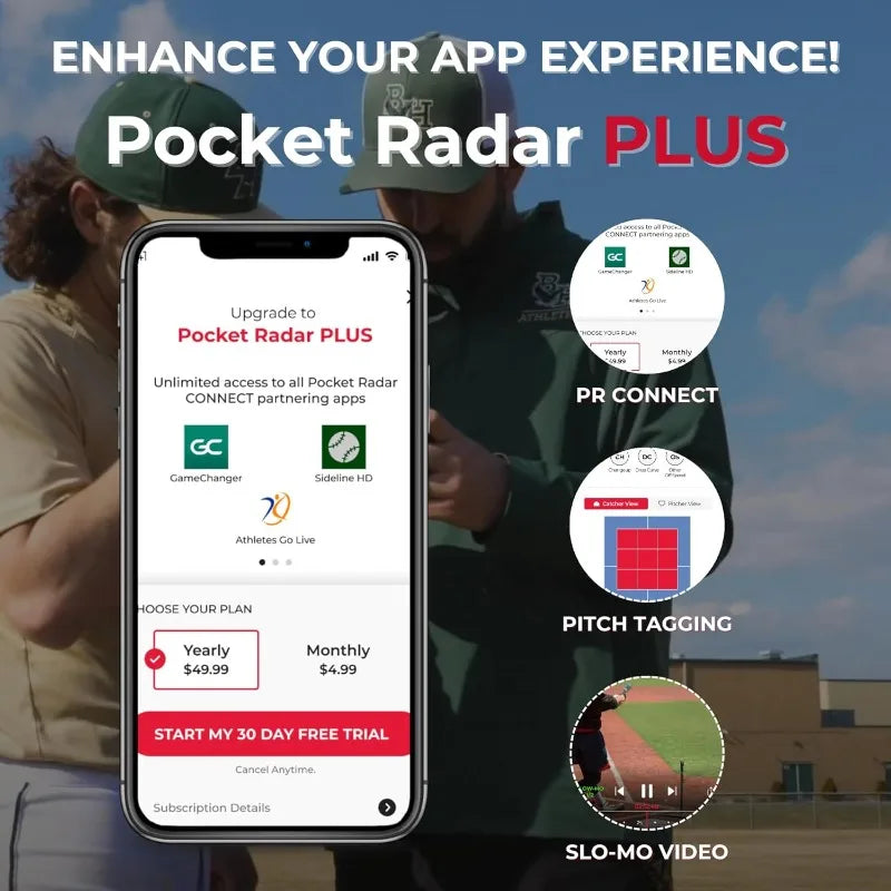 Smart Coach Speed Gun For Baseball, Softball, Cricket - Accurate Pitching & Sports Speed Measurement