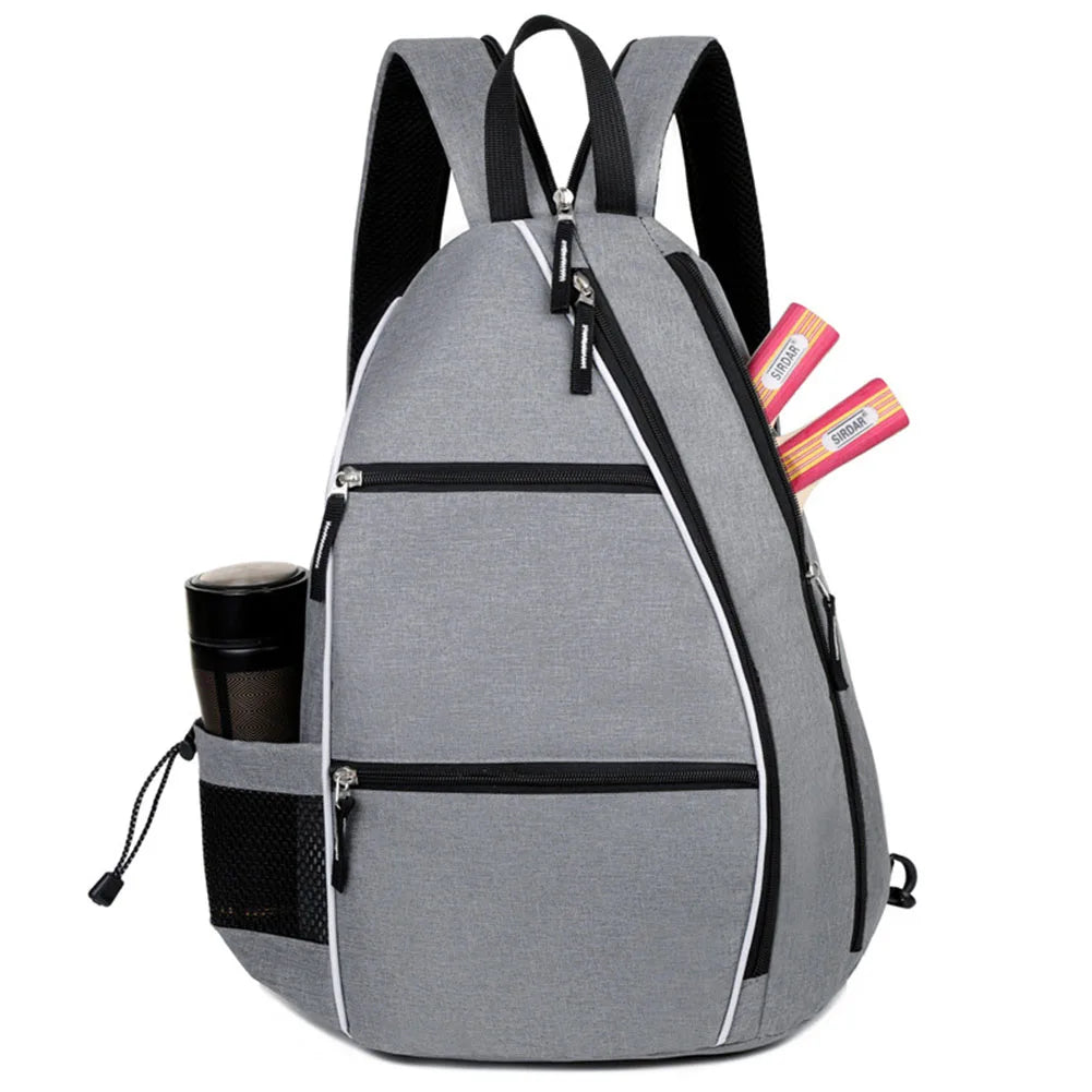 Pickleball Bag Racketball Sling Bag Adjustable Pickleball Backpack Multifunctional Pickleball Paddle Backpack Outdoor Sports Bag