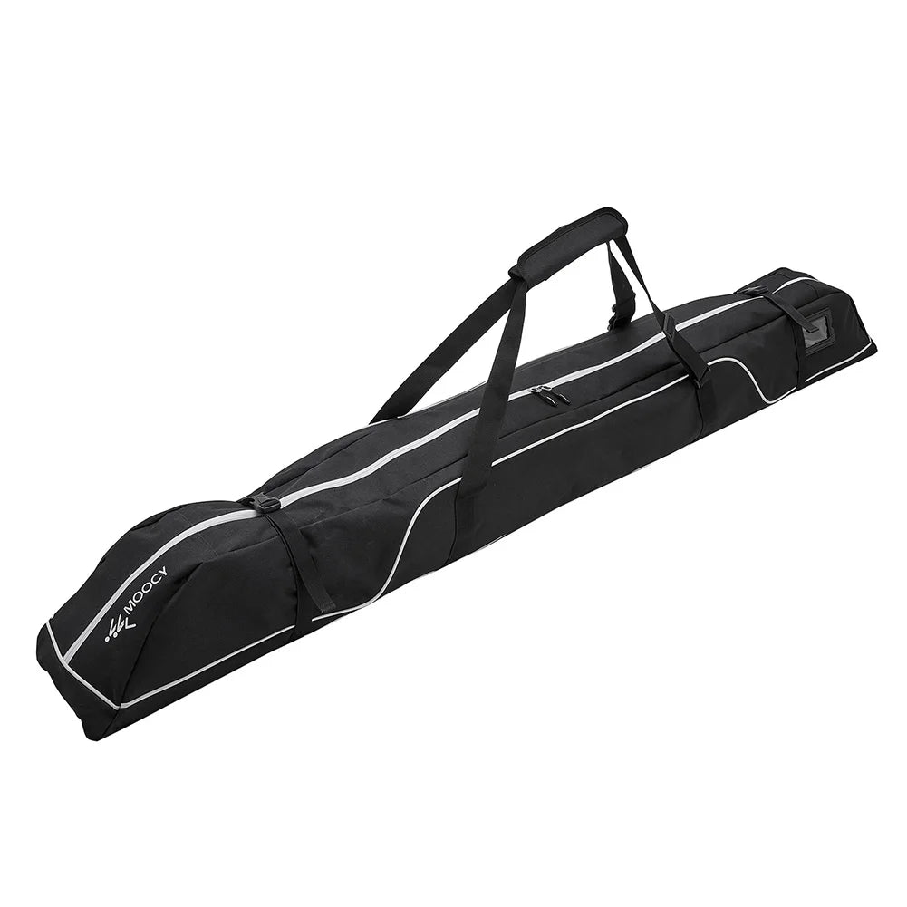 192cm Skiing Pole Shoulder Hand Carrier Adjustable Portable Ski Carrier Travel Luggage Case for Snow Gear Poles and Accessories