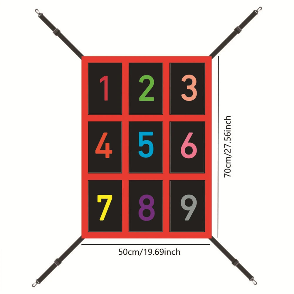 Strike Zone Trainer (No Net) Adjustable Throwing Pitching Hitting Batting Practice Target for Baseball Softball Net