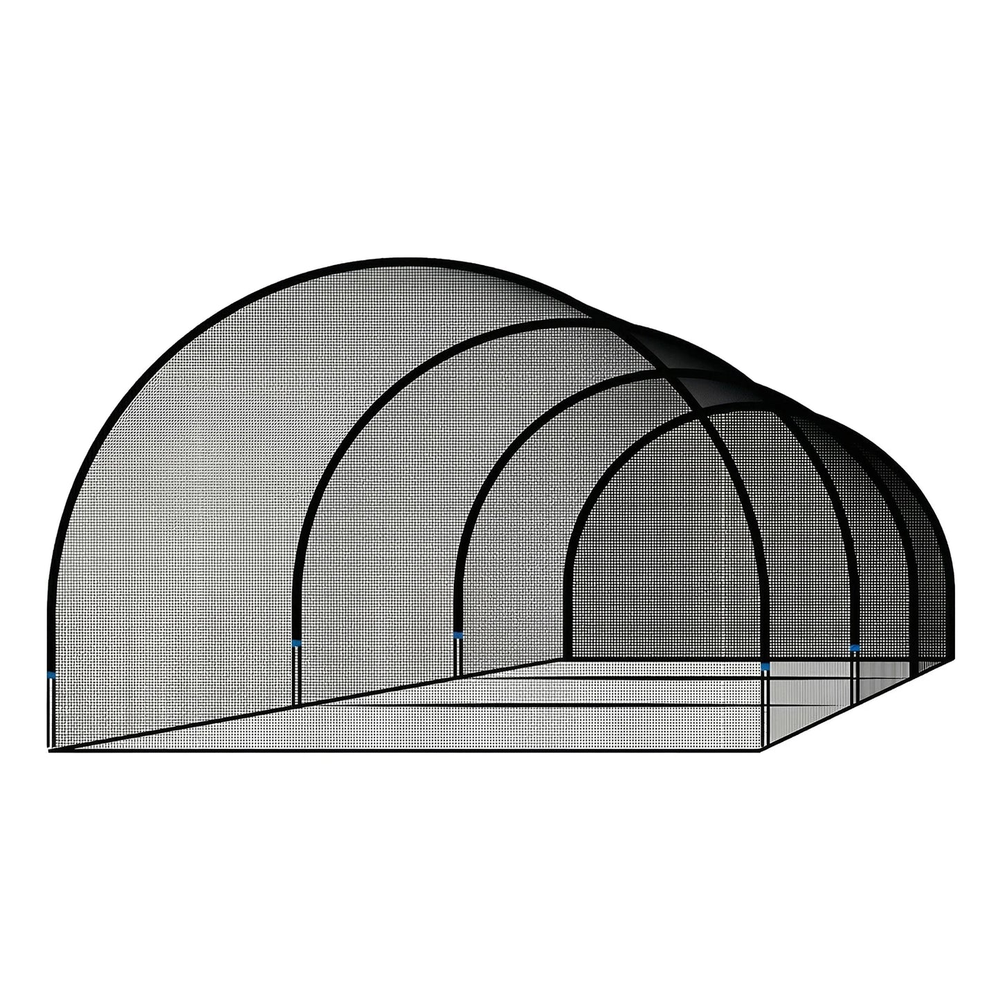 30FT Golf Softball Baseball Net for Backyard Portable Baseball & Softball Batting Cage for Practice Hitting Equipment