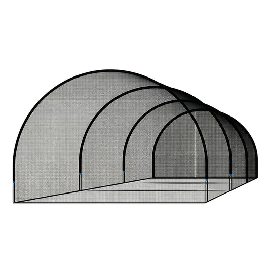 30FT Golf Softball Baseball Net for Backyard Portable Baseball & Softball Batting Cage for Practice Hitting Equipment