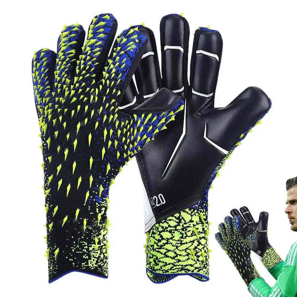 6 -10 Yards Children's Football Goalkeeper Gloves Professional Sports Equipment Adult Training Men's Kids Soccer Latex Gloves