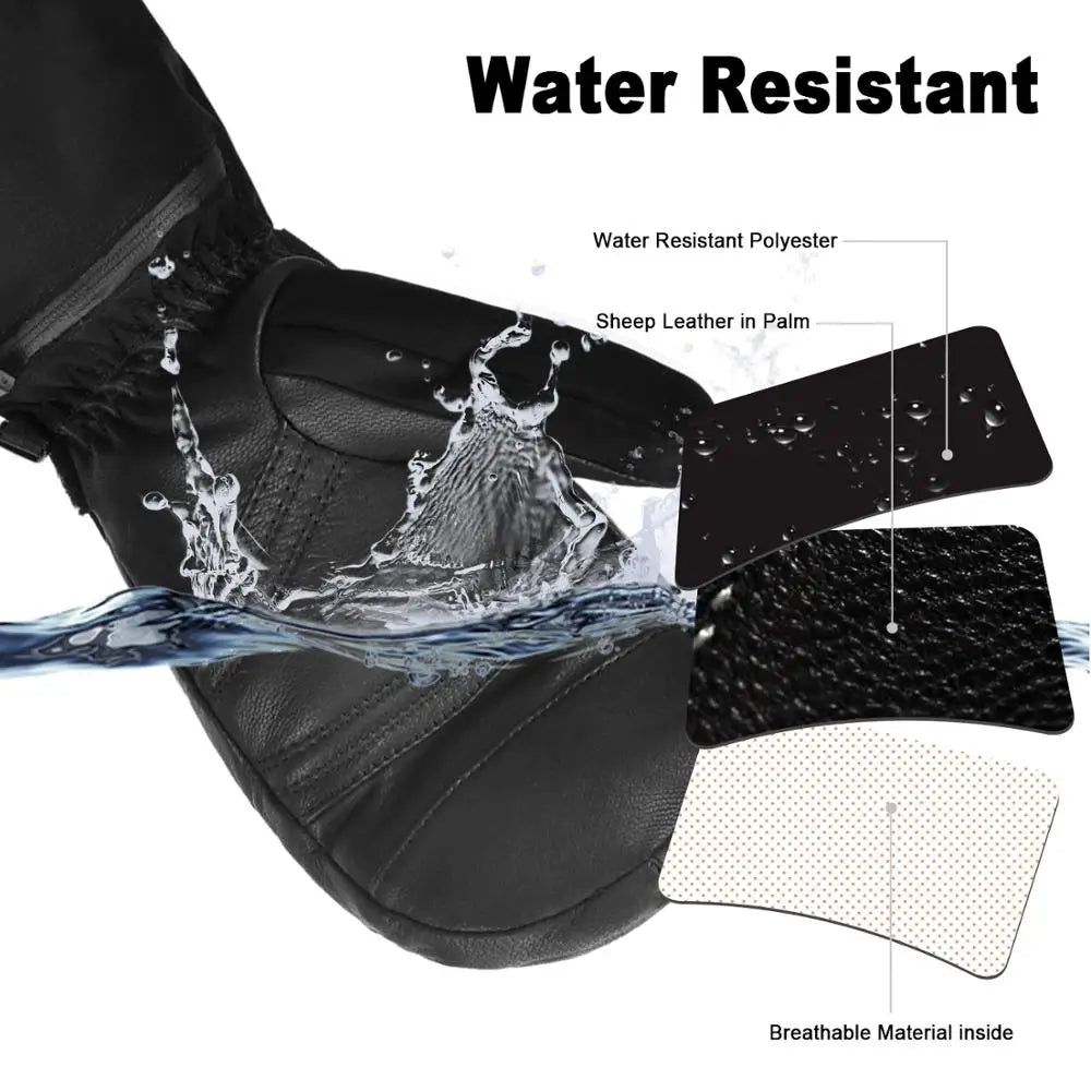 Savior Many Types Mittens Heated Gloves Touch Phone Waterproof Windproof Battery Electric Heated Skiing Gloves Men Women Thermal