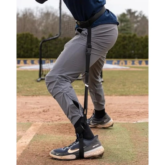 Baseball Softball and Golf Training Equipment for Improved Swing Mechanics with Durable Composite Material in Black and Red