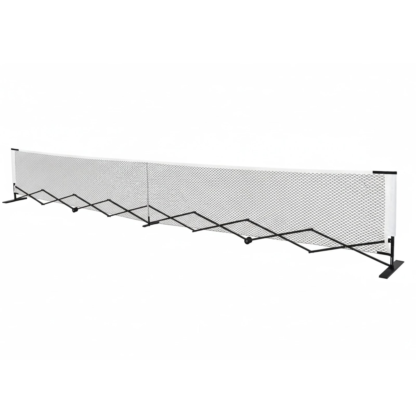 Pickleball Tennis Net 22FT Portable Pickleball Net Set with Steady Metal Frame Free Assembly & Carry Bag for Practice & Games