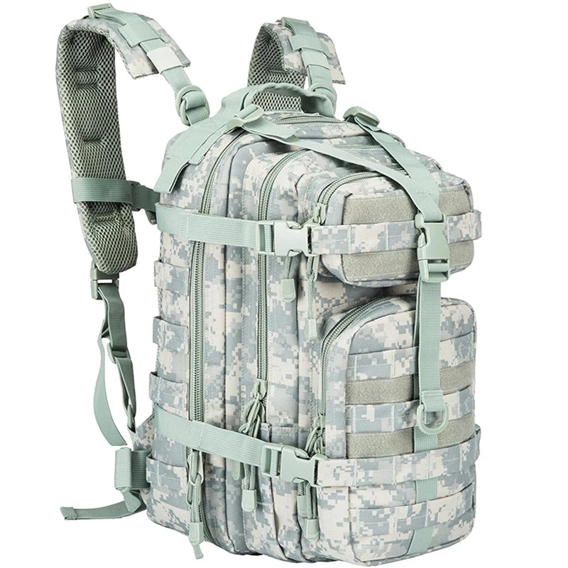 30L Tactical Backpack Military Daypack for Men Molle Assault Pack Bug Out Bag for Hiking Camping Travel Army Hunting Rucksack