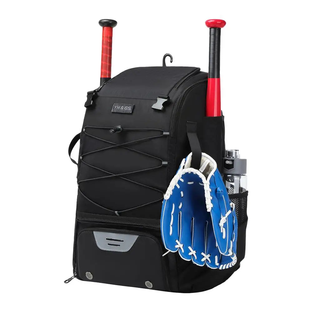Baseball Equipment Bag Baseball Backpack with Shoe Compartment Softball Bat Bag for Youth Lightweight Softball Bat Backpack