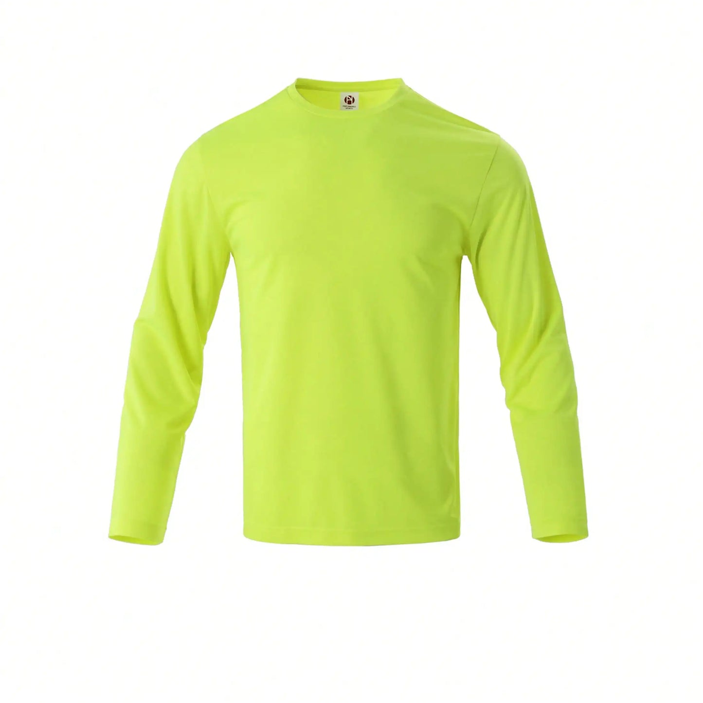 Men Performance Long Sleeve T Shirt Breathable Moisture Wicking Athletic Tops Quick Dry Workout Gym Running Outdoor Hiking Daily Casual Sport Tees