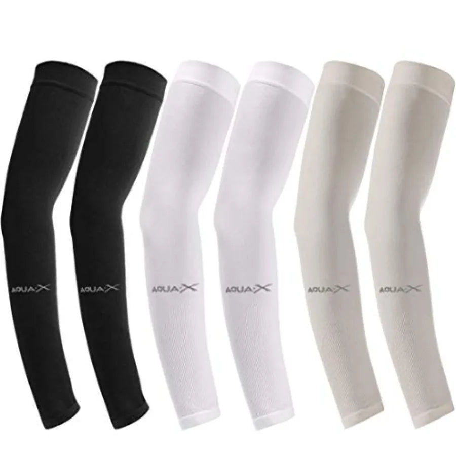 UV Protection Cooling Arm Sleeves for Women Men, Long Sunblock Protective Cycling Arm Cover