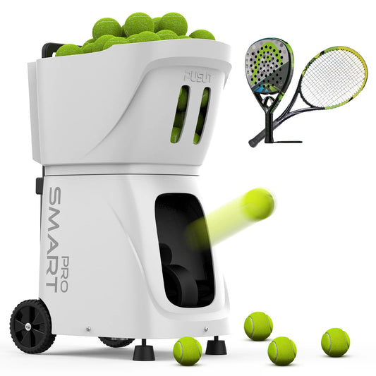 PUSUN PT-Smart Pro Tennis Ball Machine for Professional Training, Large Capacity, App&Remote Adjust Speed/Freq/Angle, DIY Train