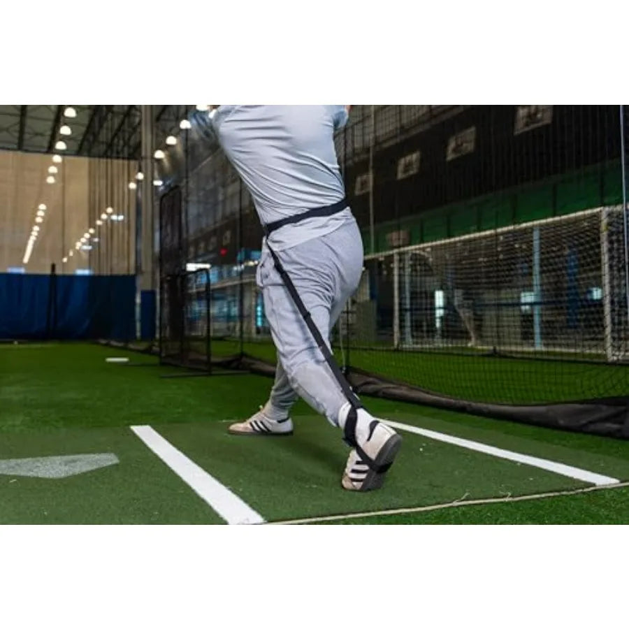 Baseball Softball and Golf Training Equipment for Improved Swing Mechanics with Durable Composite Material in Black and Red
