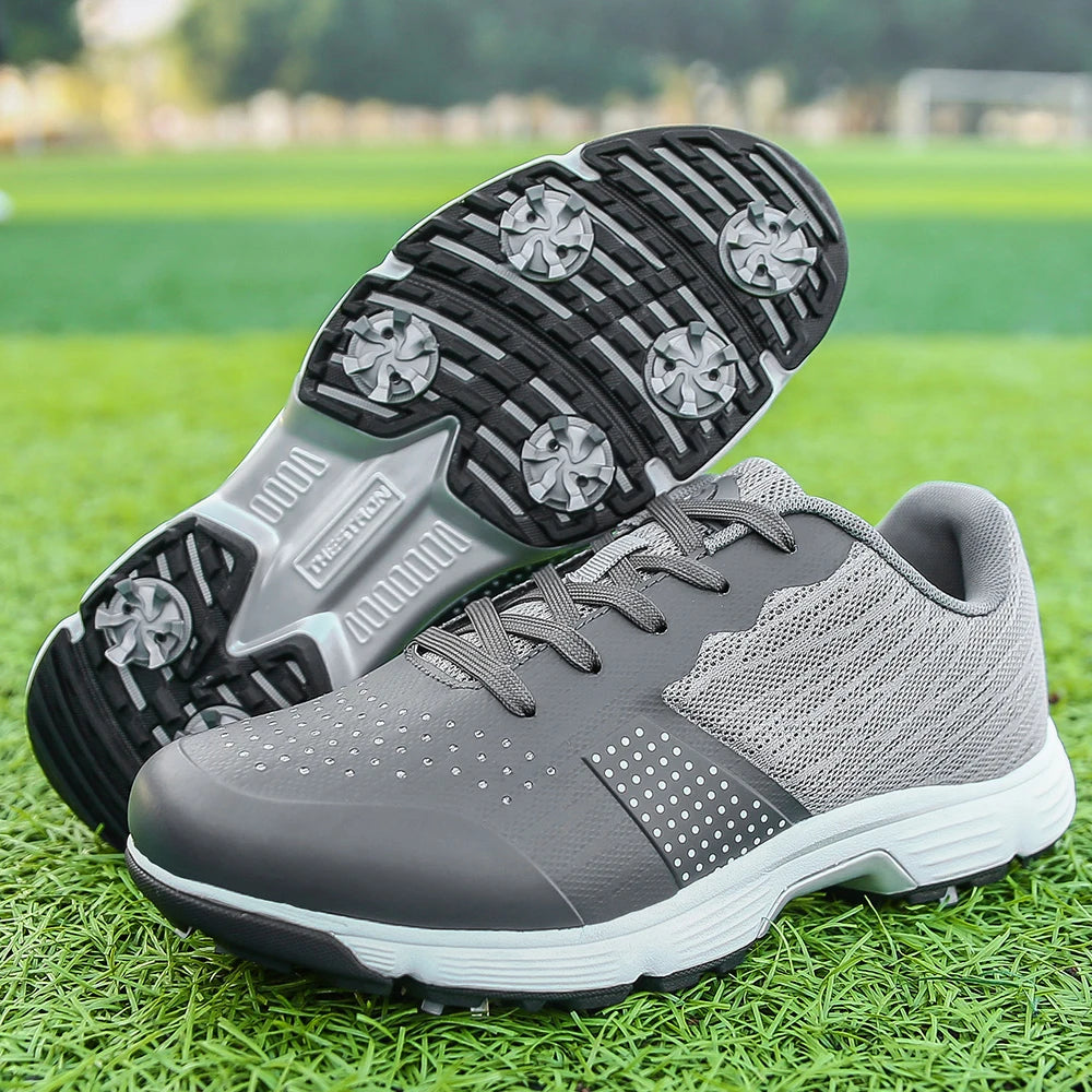 Men Golf Shoes Professional Spikes Golf Sneakers Anti Slip Walking Footwears