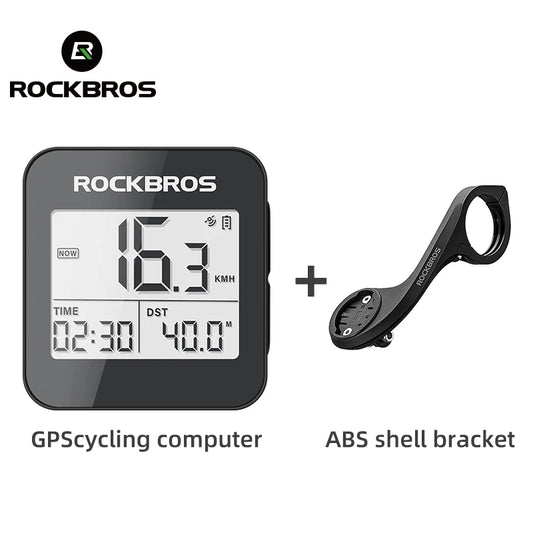 ROCKBROS Bike Computer GPS Speedometer Road Bike MTB IPX6 Waterproof Wireless Stopwatch Cycling Odometer Bicycle Accessories