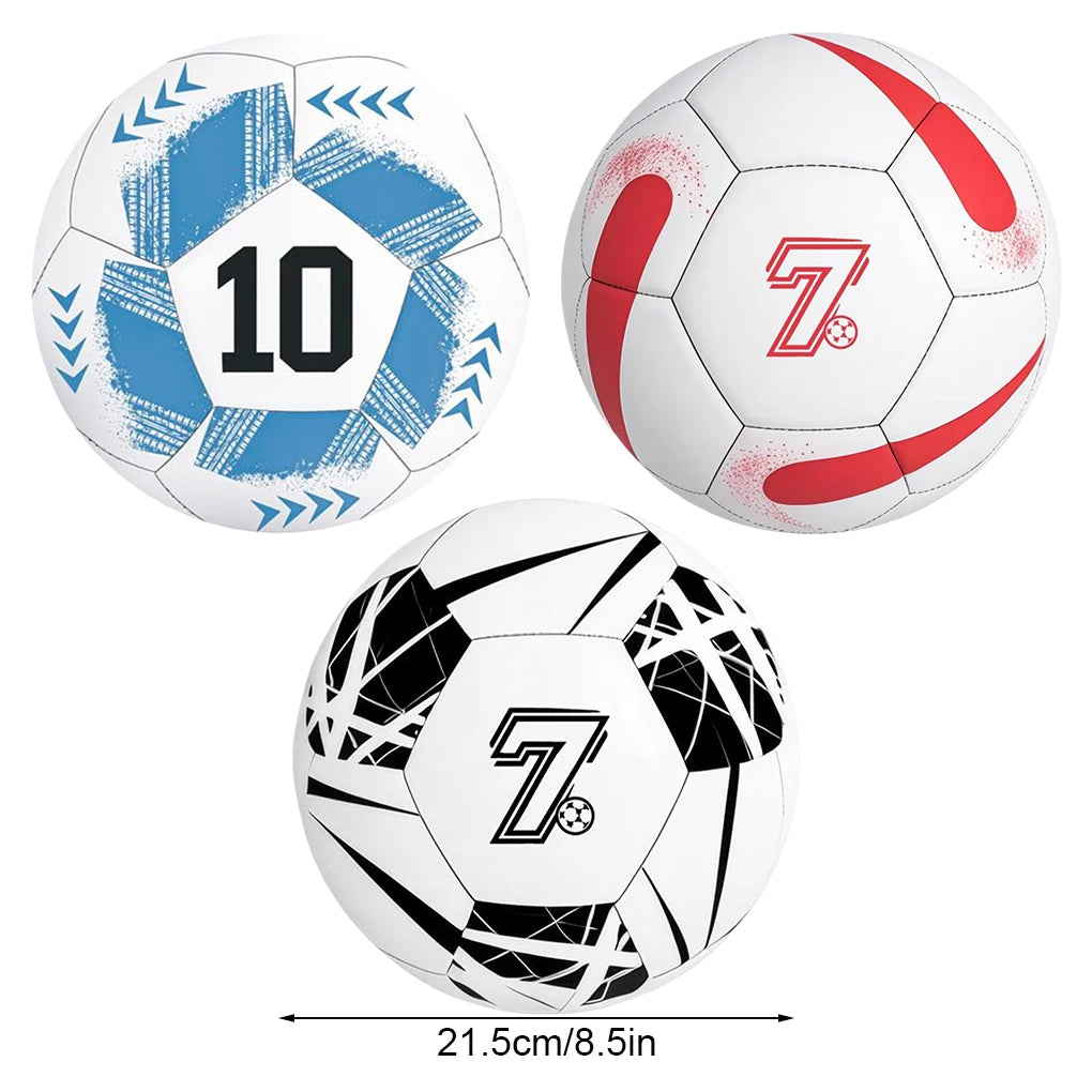 Standard Size 5 Soccer Ball For Football Training Match Unique Appearance Size 5 Machine-Stitched