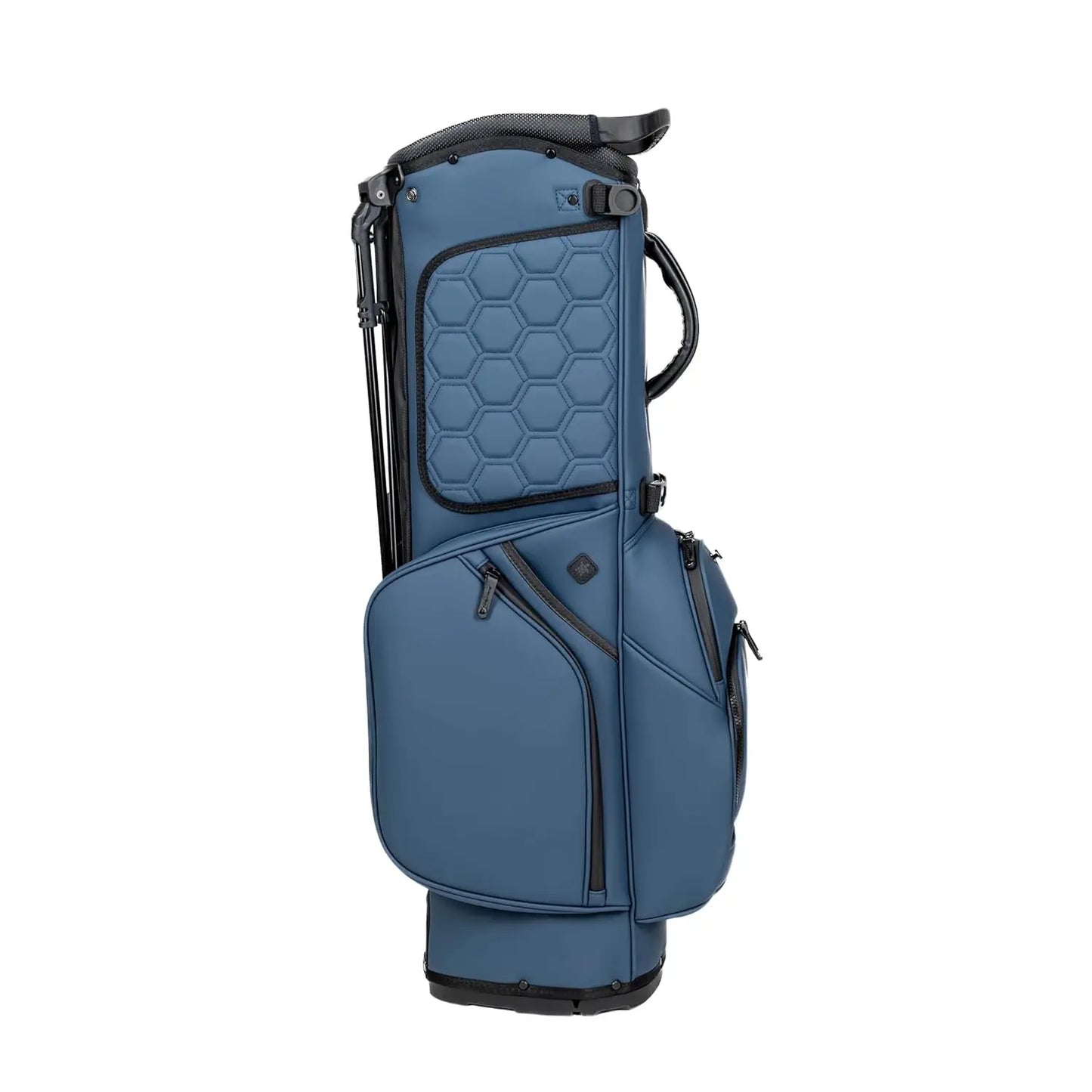 LUX 9.5" 14-Way Hybrid Stand Bag – Lightweight Golf Bag with Stand, Leather Finish, Club Organizer & Removable Panel, Customized