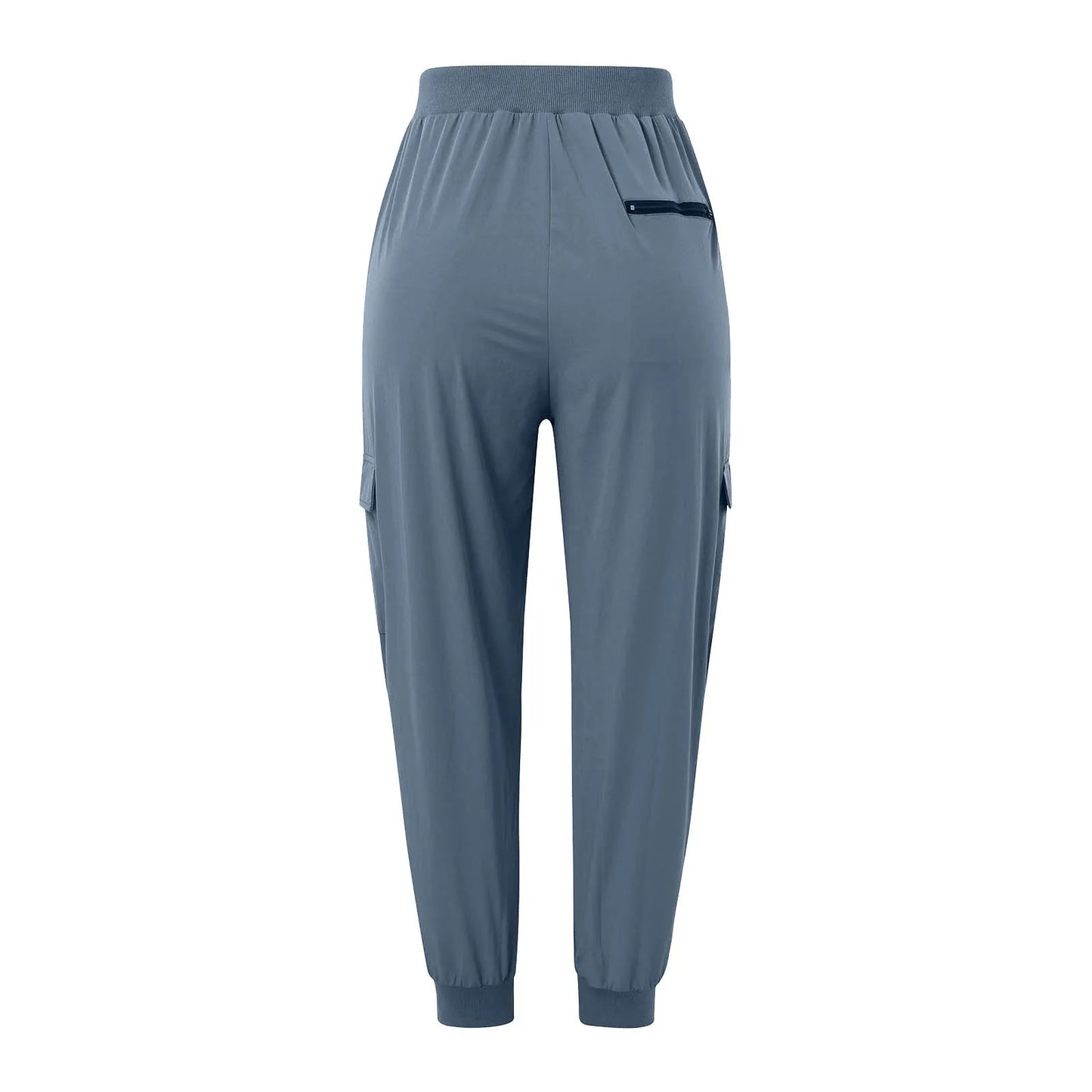 Women'S Cargo Trousers Soild Bunched Feet Sweatpant Lightweight Hiking Pants Athletic Workout Jogging Pants Pockets брюки