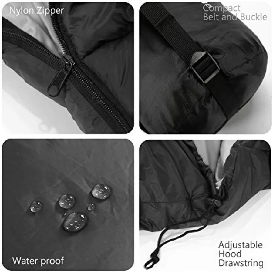 Heated Sleeping Bag - 5pcs Multi USB Power Support Heating Pads Operated with Battery Power Bank or Other USB Supplies Portable