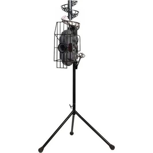 Sports & Outdoors Adjustable Angle, Speed-636BH Upgraded Dual-Wheel Baseball Pitching Machine