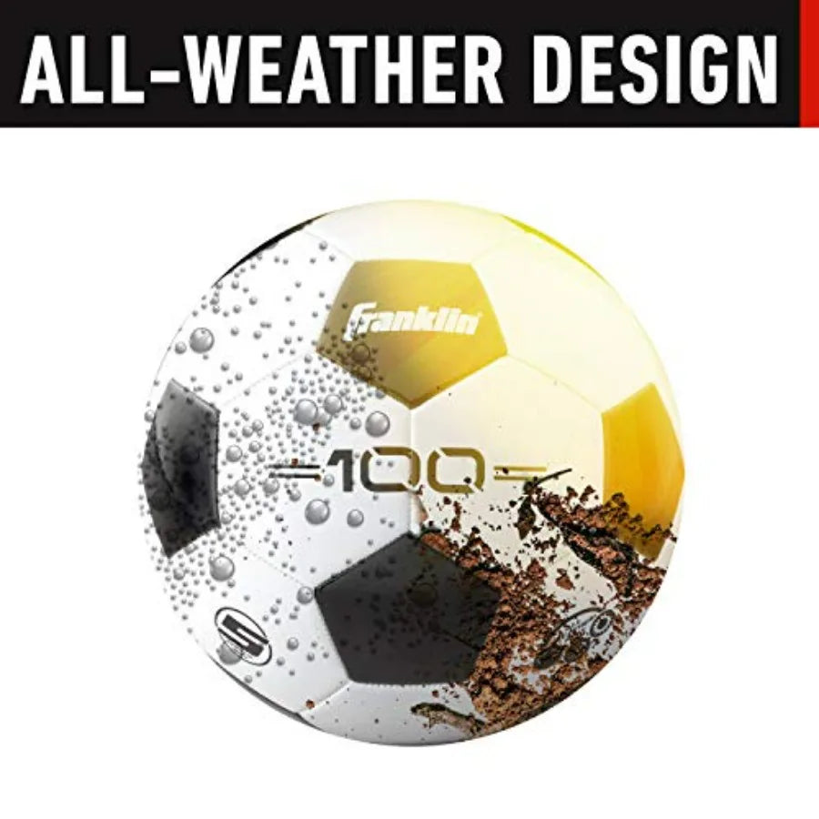 Soccer Balls Youth and Adult s, 4 and 5 - Single and Bulk Packs - Black and White