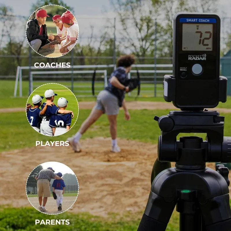 Smart Coach Speed Gun For Baseball, Softball, Cricket - Accurate Pitching & Sports Speed Measurement
