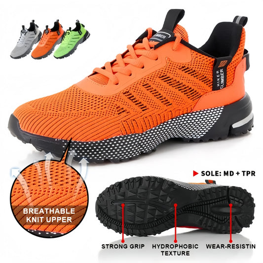 Stylish Men's Running Shoes With Breathable Mesh Upper, Non-slip Outsole, Ankle Support, Durable Fashion Sneakers For Tennis, Ru