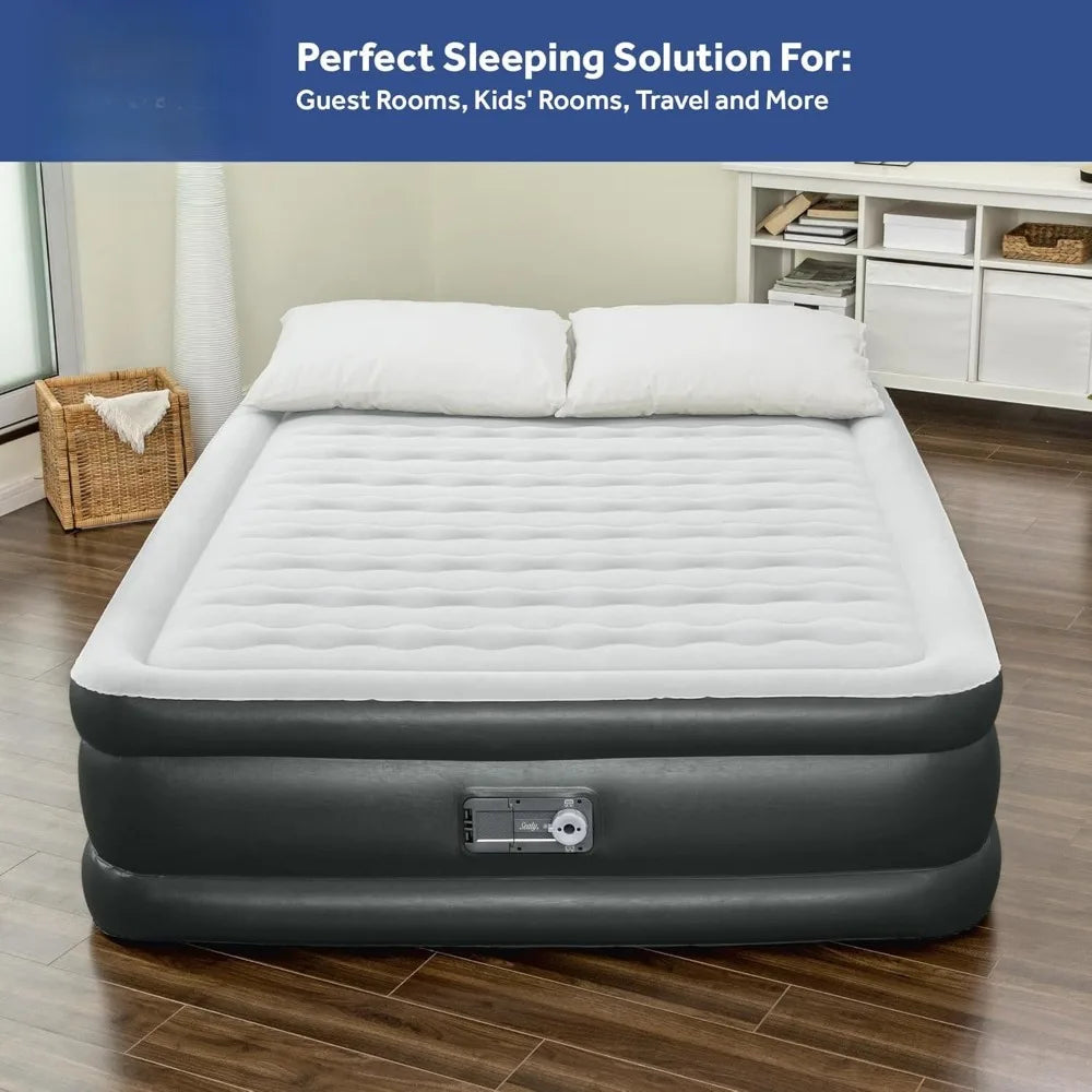 Tritech   Air Mattress Bed 2 Person w/Built-in AC Pump & Bag Customized