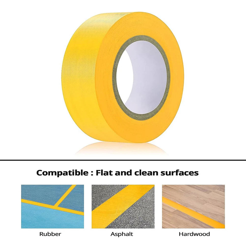 20M Outdoor Pickleball Court Tape Cut Freely Pickleball Court Marking Tape Basketball Tennis Court Tape for Outdoor Sports Court