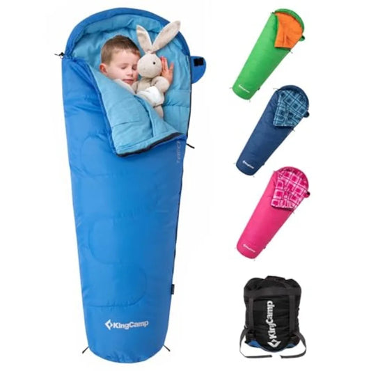 45°F Sleeping Bag Lightweight Waterproof and Compact Flannel Sleeping Bags Cold Weather and Warm Youth Essentials Gear Accessor