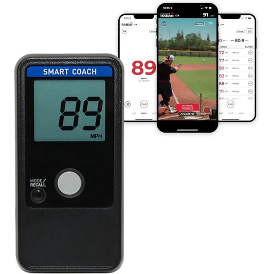Smart Coach Speed Gun For Baseball, Softball, Cricket - Accurate Pitching & Sports Speed Measurement
