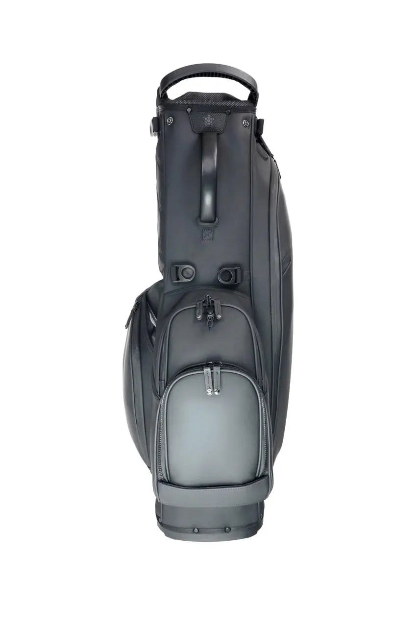 LUX 9.5" 14-Way Hybrid Stand Bag – Lightweight Golf Bag with Stand, Leather Finish, Club Organizer & Removable Panel, Customized