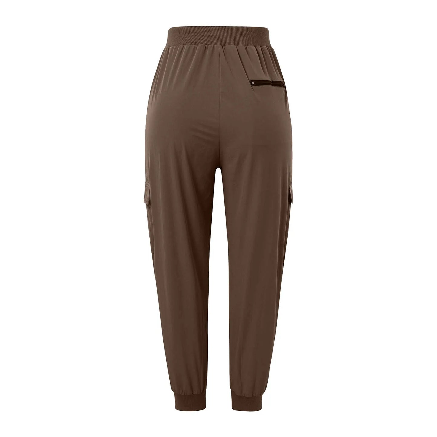 Women'S Cargo Trousers Soild Bunched Feet Sweatpant Lightweight Hiking Pants Athletic Workout Jogging Pants Pockets брюки