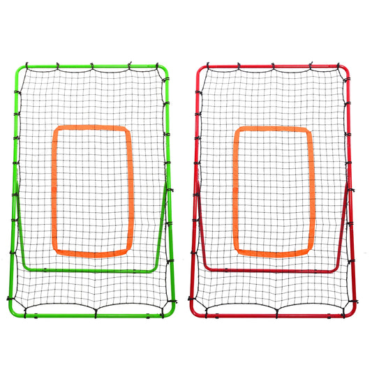 Volleyball Rebound Net Volleyball Rebounder 6X4 ft Practice Net Volleyball Practice Equipment with 4 Adjustable Rebound Angles
