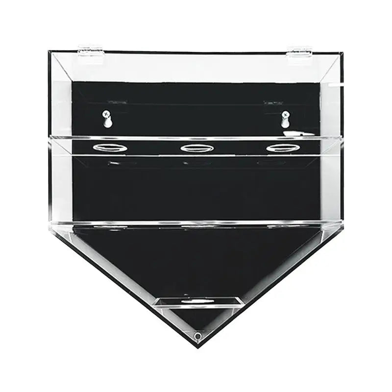Display Baseball Holder 7-Hole Wall Mount Baseball Organizer Acrylic Storage Case Baseball Shelf Dustproof Tennis Ball Display