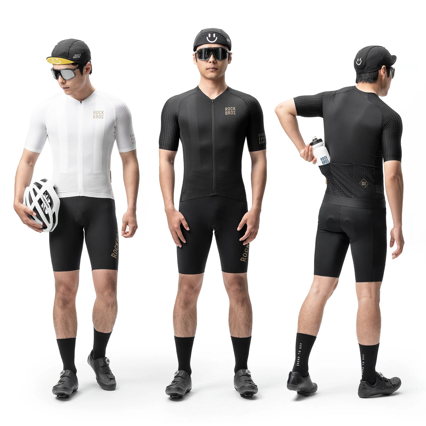 ROCKBROS Summer Cycling Jersey Lightweight Short Sleeves Jersey Breathable Quick Dry Team Race Shirt Top Men Cycling Clothing
