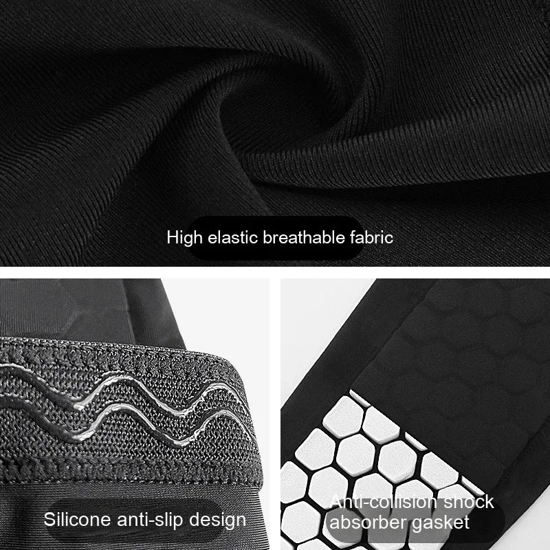 1/3 Pcs Leg Sleeves Shin Guards Shockproof Honeycomb Nylon Support Sock Shin Protector Soccer Gear Soccer Shields Sports Legging