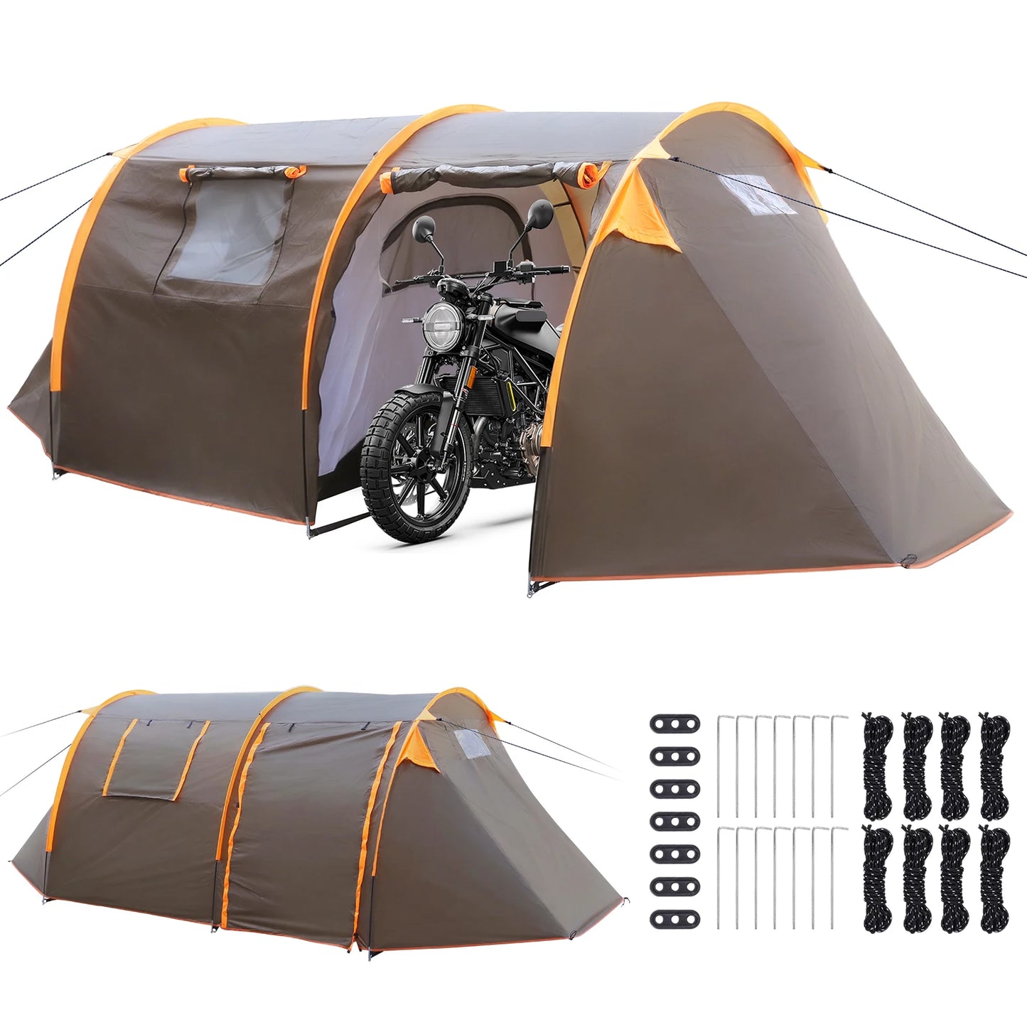 Oxford 2-Person Bikepacking Tent Windproof Lightweight Tent Rainproof Waterproof Tent for Camping & Hiking