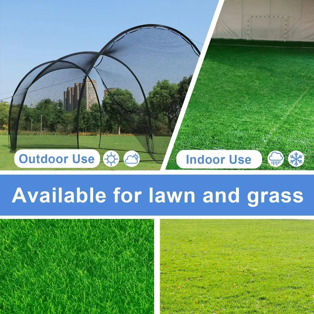 Batting Cage Baseball Sotball, Hitting Cage Net and e Backyard Baseball Sotball Training Equipment, reestanding Portable Batting
