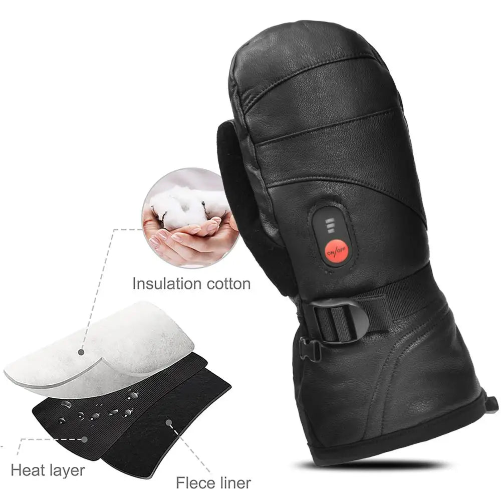 Savior Many Types Mittens Heated Gloves Touch Phone Waterproof Windproof Battery Electric Heated Skiing Gloves Men Women Thermal