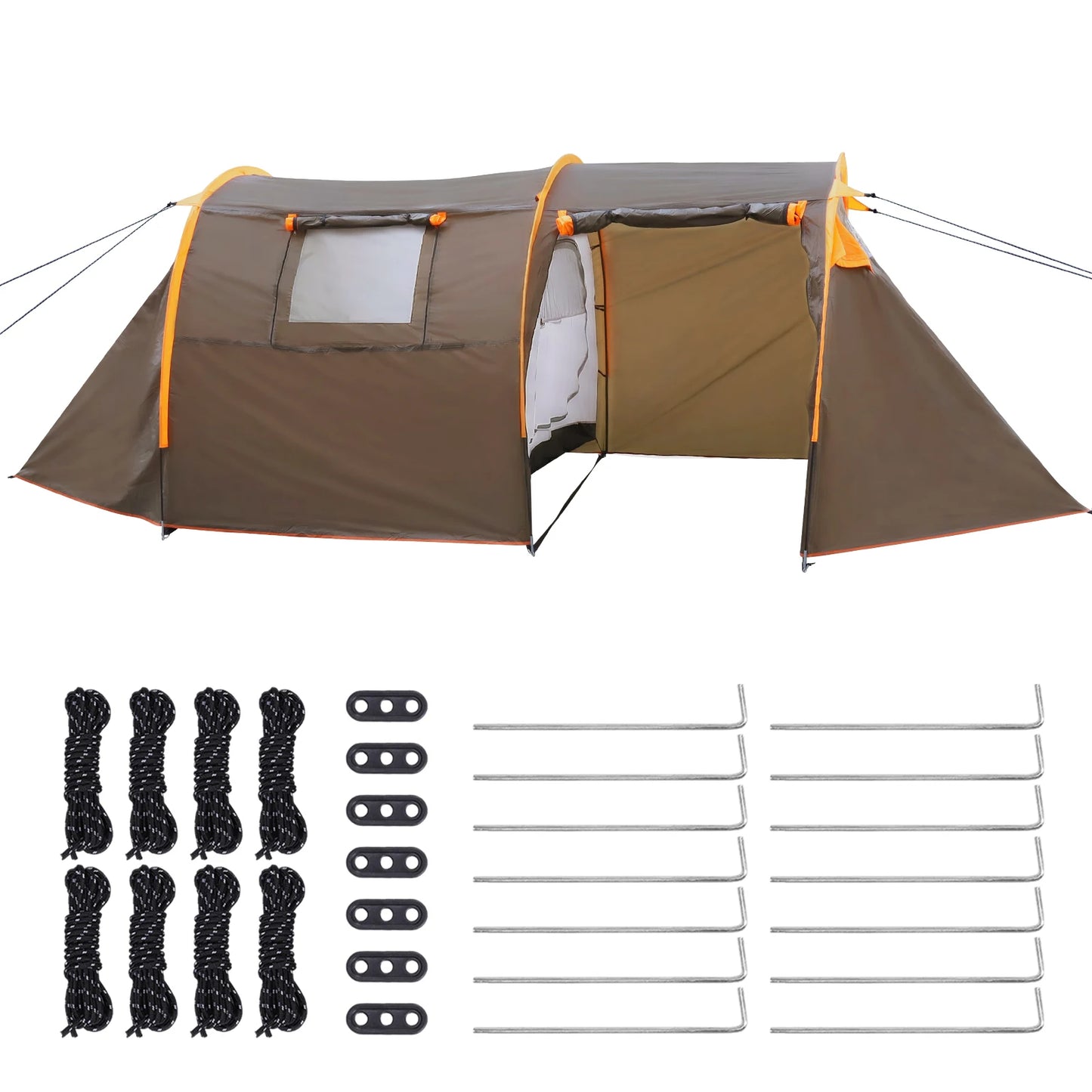 Oxford 2-Person Bikepacking Tent Windproof Lightweight Tent Rainproof Waterproof Tent for Camping & Hiking