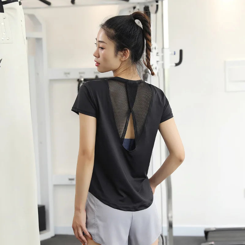 Women Sport tank Tops Loose Yoga Tops Quick Dry Workout Sport Tops For Women Fitness Sport Yoga Shirt 2025