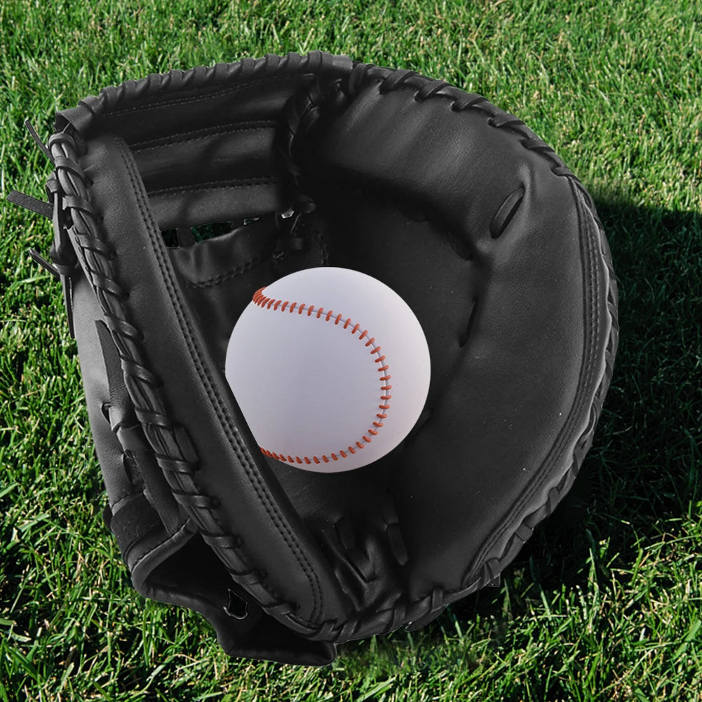 Baseball Glove Thicken Softball Glove Baseball Softball Catcher Wear-resistant Baseball Fielding Glove for Youth Adults Practice