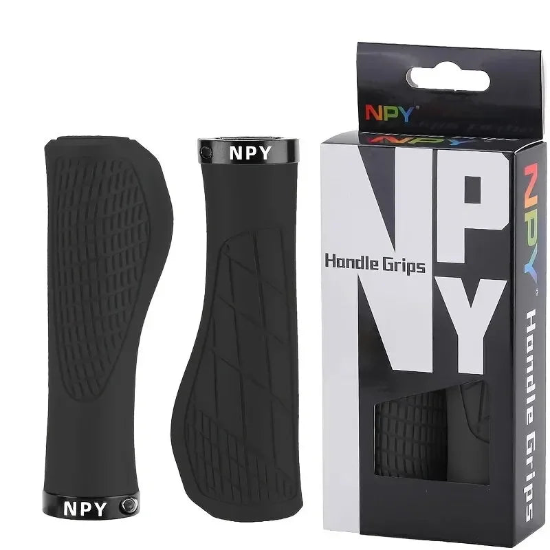 1Pair Mountain Bike Handlebar Grips Anti-skid Comfortable Lockable Bicycle Grips Soft Rubber MTB Bike Grips Cycling Bike Parts