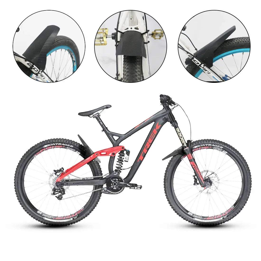 1 Piece Bike Bicycle Fenders Cycling Mudguard MTB Road Bike Front/rear Tire Wheel Universal Mudguard Wings Mud Guard Accessories