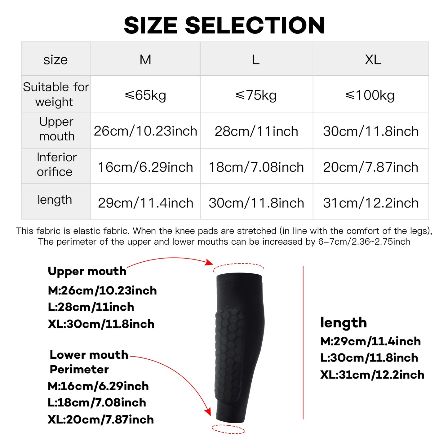 1/3 Pcs Leg Sleeves Shin Guards Shockproof Honeycomb Nylon Support Sock Shin Protector Soccer Gear Soccer Shields Sports Legging