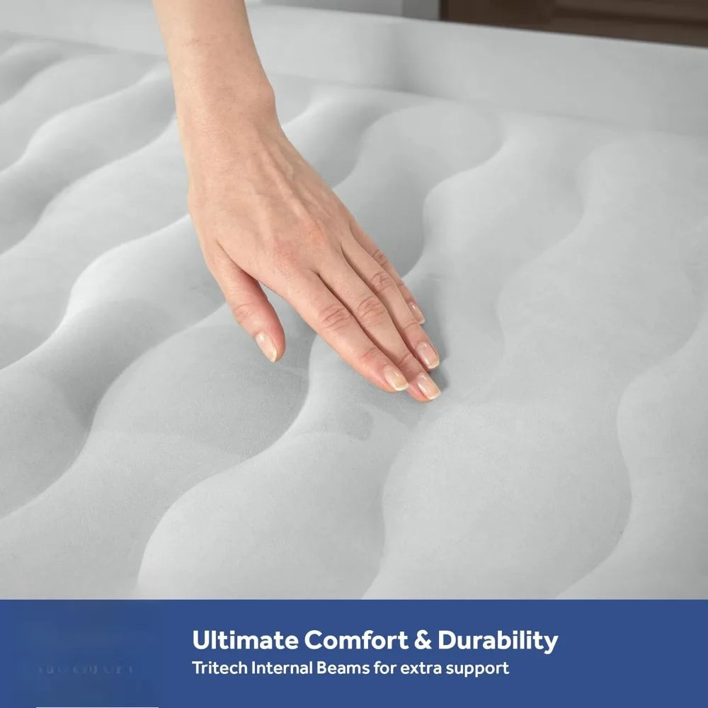 Tritech   Air Mattress Bed 2 Person w/Built-in AC Pump & Bag Customized