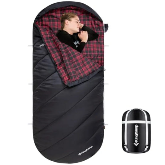 Sleeping Bag for Adults Cold Weather and Warm Extra Wide Big and Tall XL Portable Waterproof Flannel Sleeping Bags Essentials G