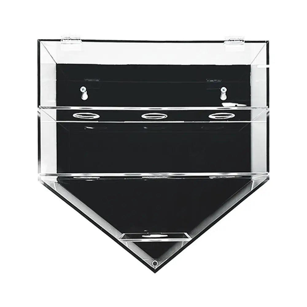 Display Baseball Holder 7-Hole Wall Mount Baseball Organizer Acrylic Storage Case Baseball Shelf Dustproof Tennis Ball Display