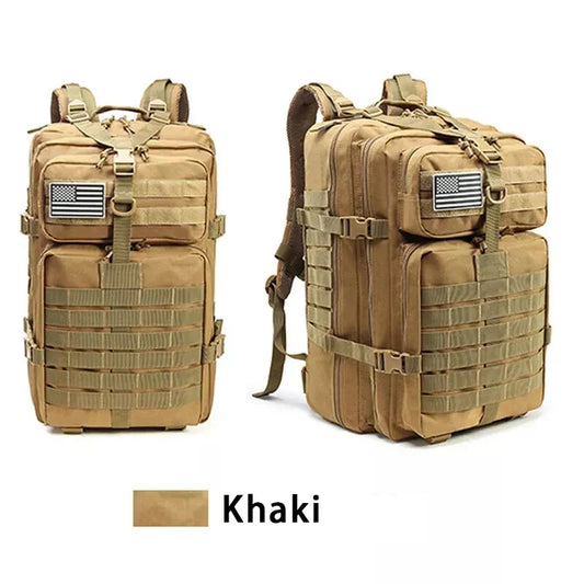45L Tactical Backpack for Men Military Backpacks, Laptop Backpacks Army 3 Day Assault Pack Molle Bag for Travel Hiking Camping